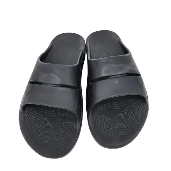 Oofas OOAH Black Slide Unisex Recovery Slip On Sandals Size 11 Woman's Size 13 - Picture 6 of 6